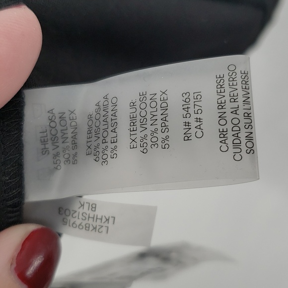 Karl Lagerfeld Studded Collared Mini Dress Black White Silver Mirrored Accents 8 - Picture 11 of 17